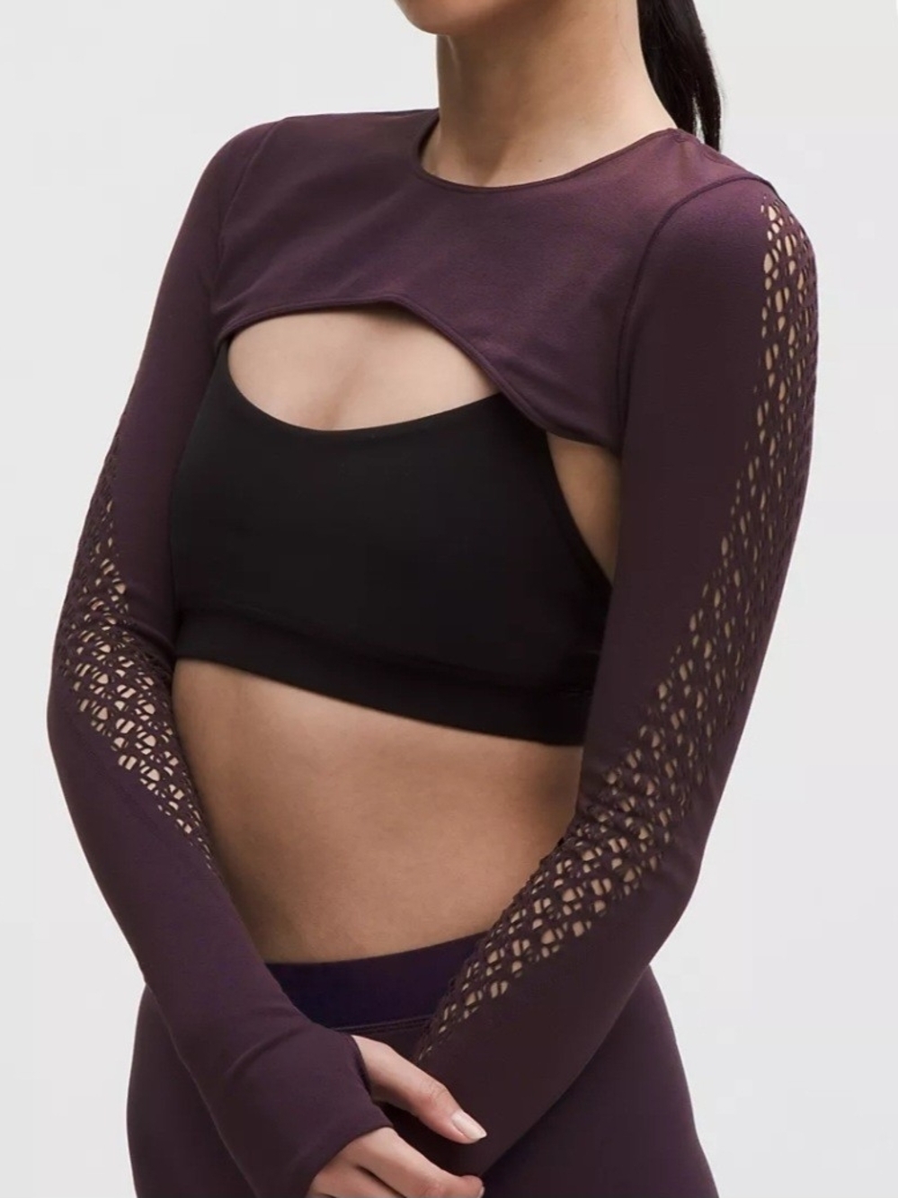 Brand New! Lululemon RevealKnit Interlace Long-Sleeve Shrug